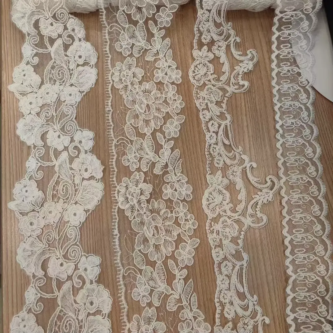 Customizable Fashionable And Exquisite Mesh Polyester Embroidered Lace For Women S Clothing Customizable Fashionable And Exquisite Mesh Polyester Embroidered Lace For Women S Clothing