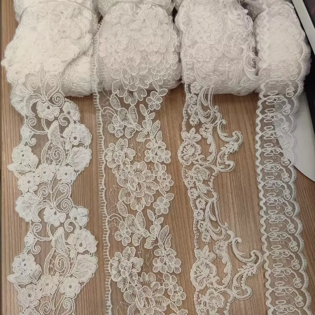 Customizable Fashionable And Exquisite Mesh Polyester Embroidered Lace For Women S Clothing Customizable Fashionable And Exquisite Mesh Polyester Embroidered Lace For Women S Clothing