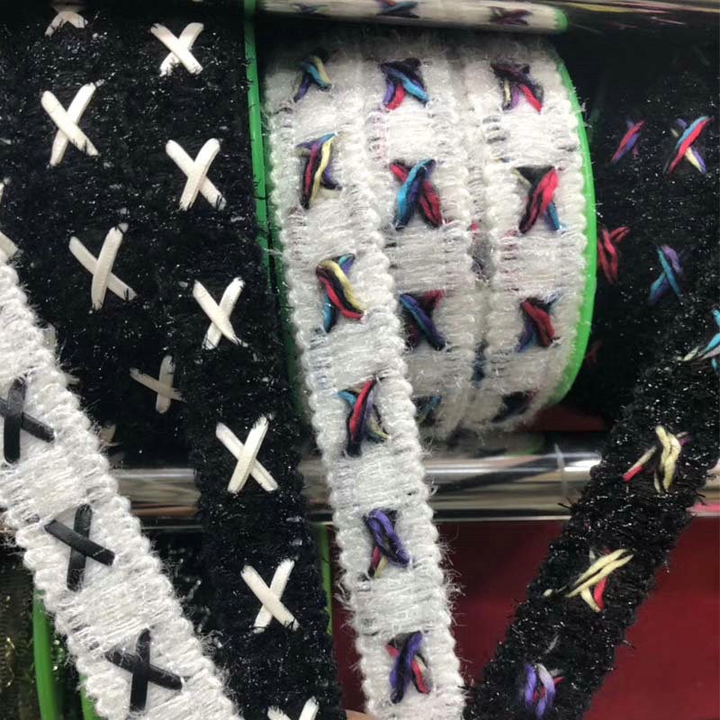 Clothing Accessories Gold and Silver Metallic Border Lace Trim Metallic Gold Sequins Embroidery Tatting Lace Trim