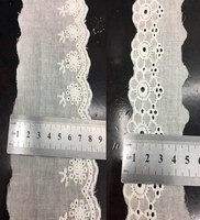 High Quality New Design Cotton Wedding Lace Fabrics/soluble Lace Trimming/Crochet Cotton Cord Embroidered Lace