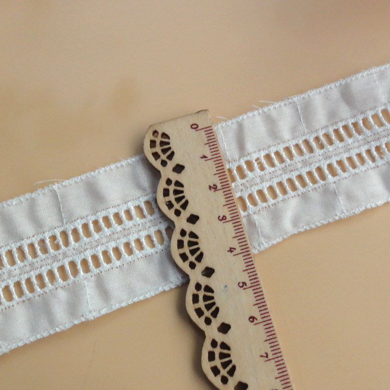 High Quality New Design Cotton Wedding Lace Fabrics/soluble Lace Trimming/Crochet Cotton Cord Embroidered Lace